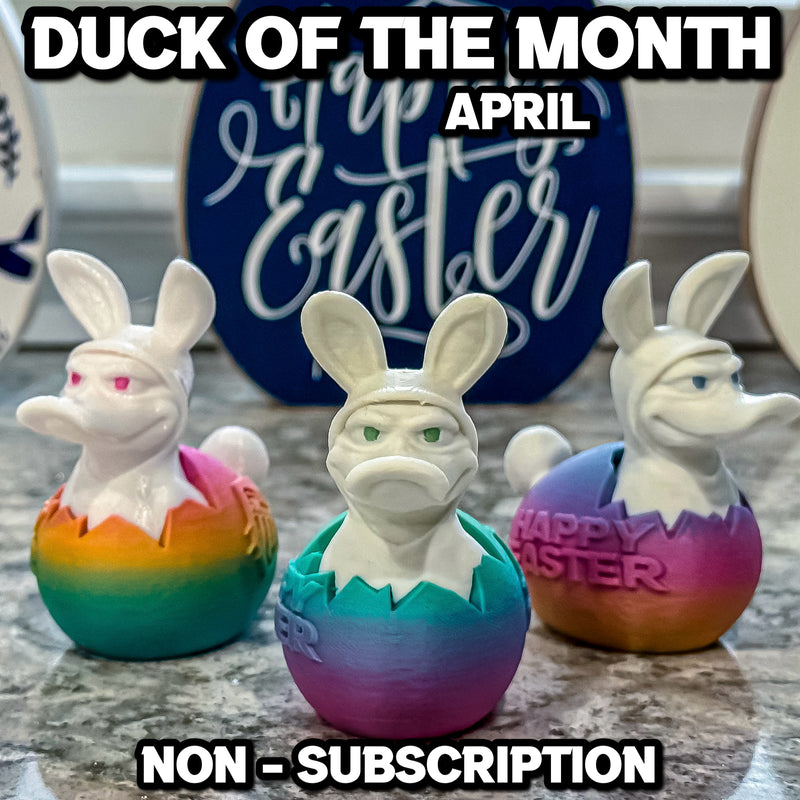 Duck of the Month - April (NON-Subscription)