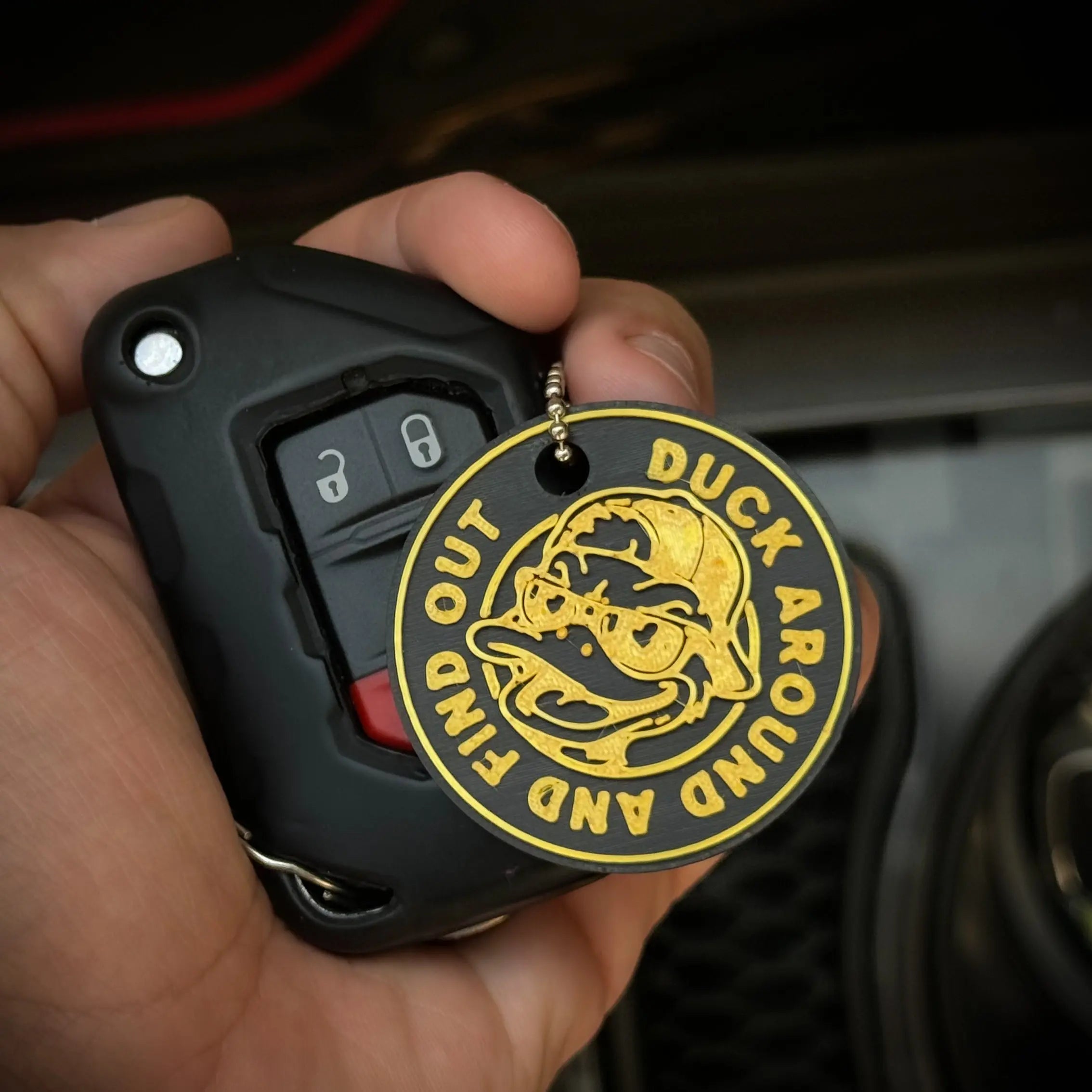D.A.F.O Keychain - F1rstWarrior JEEPish Single