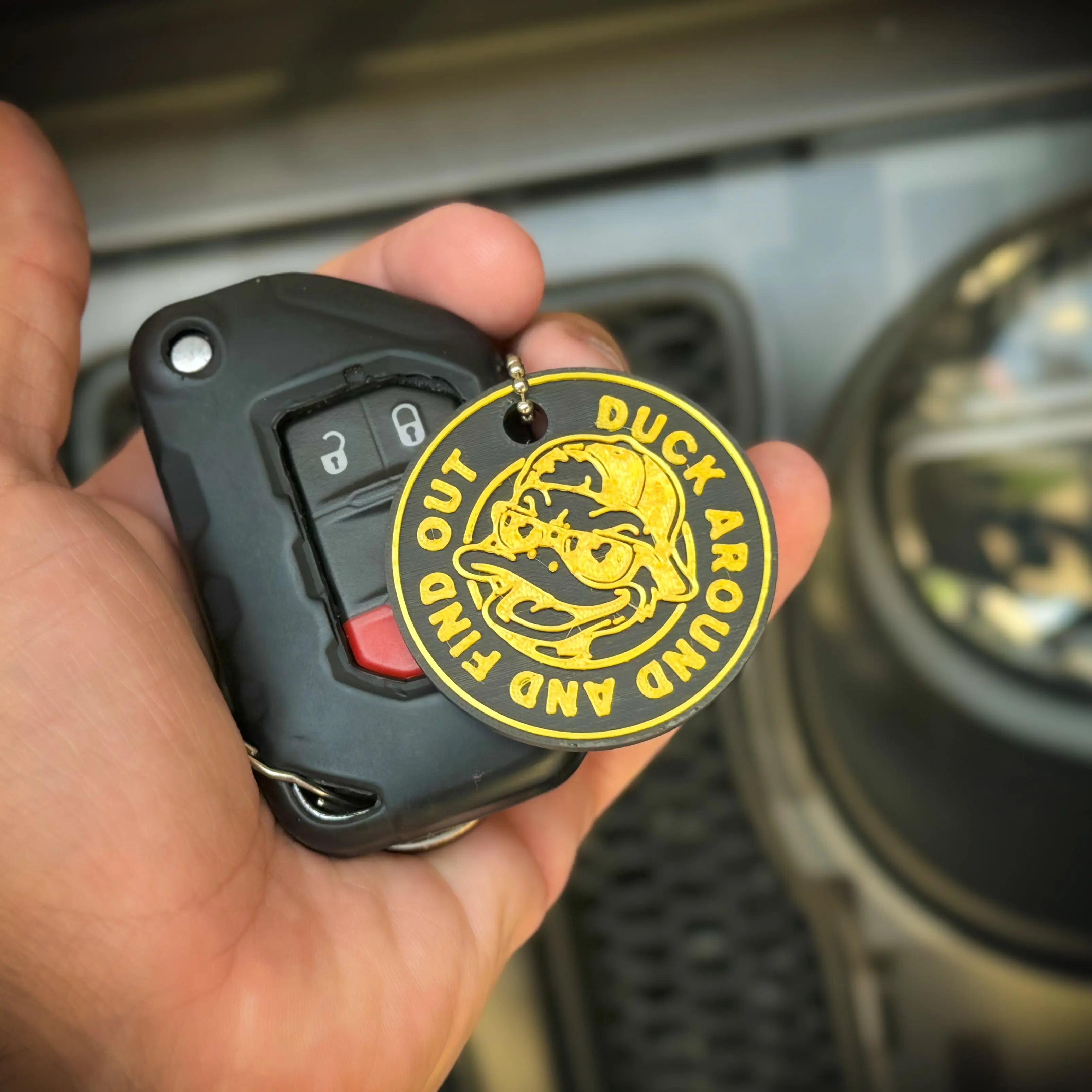 D.A.F.O Keychain - F1rstWarrior JEEPish Single