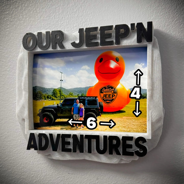 Adventures 4x6 Frame - F1rstWarrior JEEPish Default Title