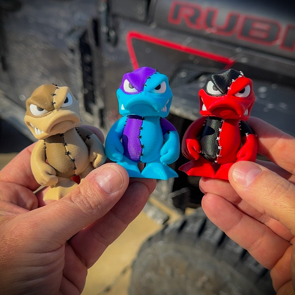 Patches the Duck - F1rstWarrior JEEPish Red & Black