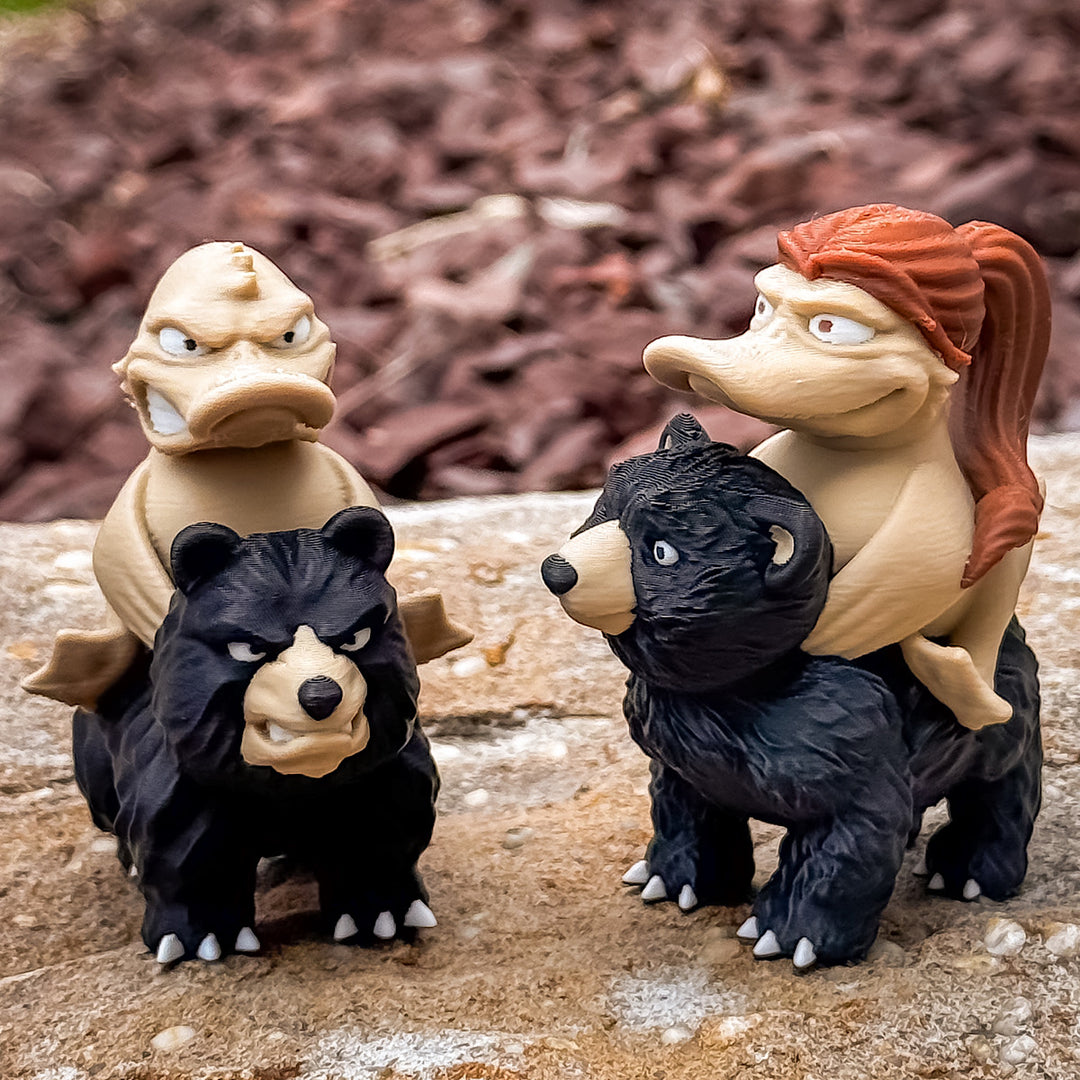 Mr. & Mrs. Smoky Duck Set