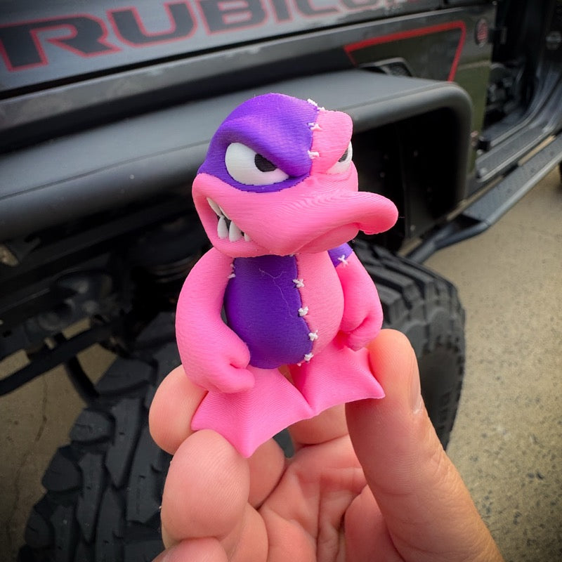 Pink & Purple Patches the Duck - Limited Edition