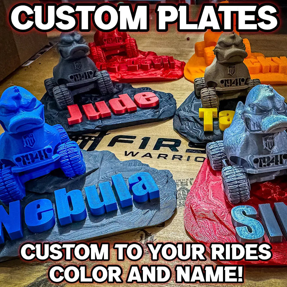 Custom Name Plate Duck - F1rstWarrior Default Title
