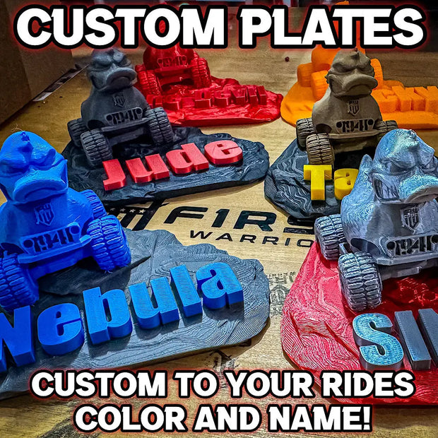 Custom Name Plate Duck - F1rstWarrior Default Title