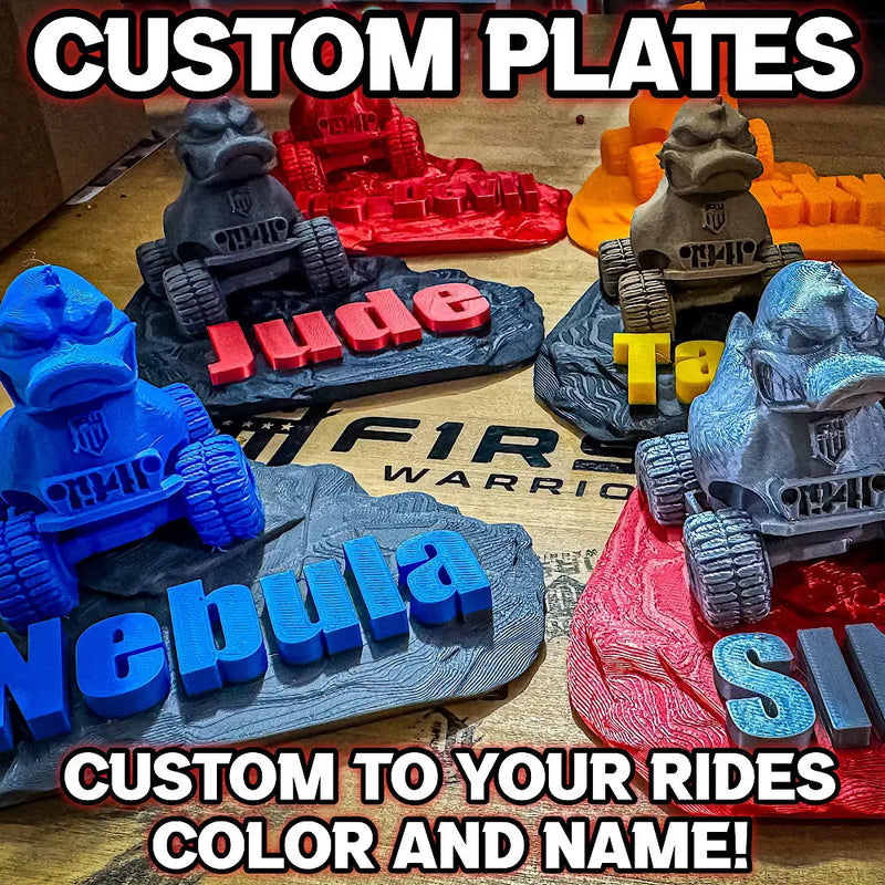 Custom Name Plate Duck - F1rstWarrior Default Title