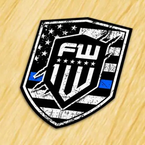 1W Blue Line Decal - F1rstWarrior Sticker Default Title