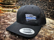 Blue Line Battle Flag Snapback Hat