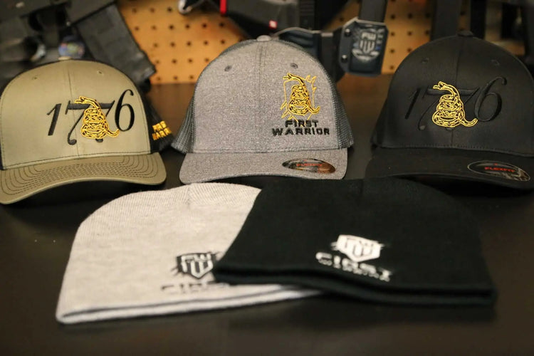 1W Beanie - Gray - F1rstWarrior HATS Heather Gray