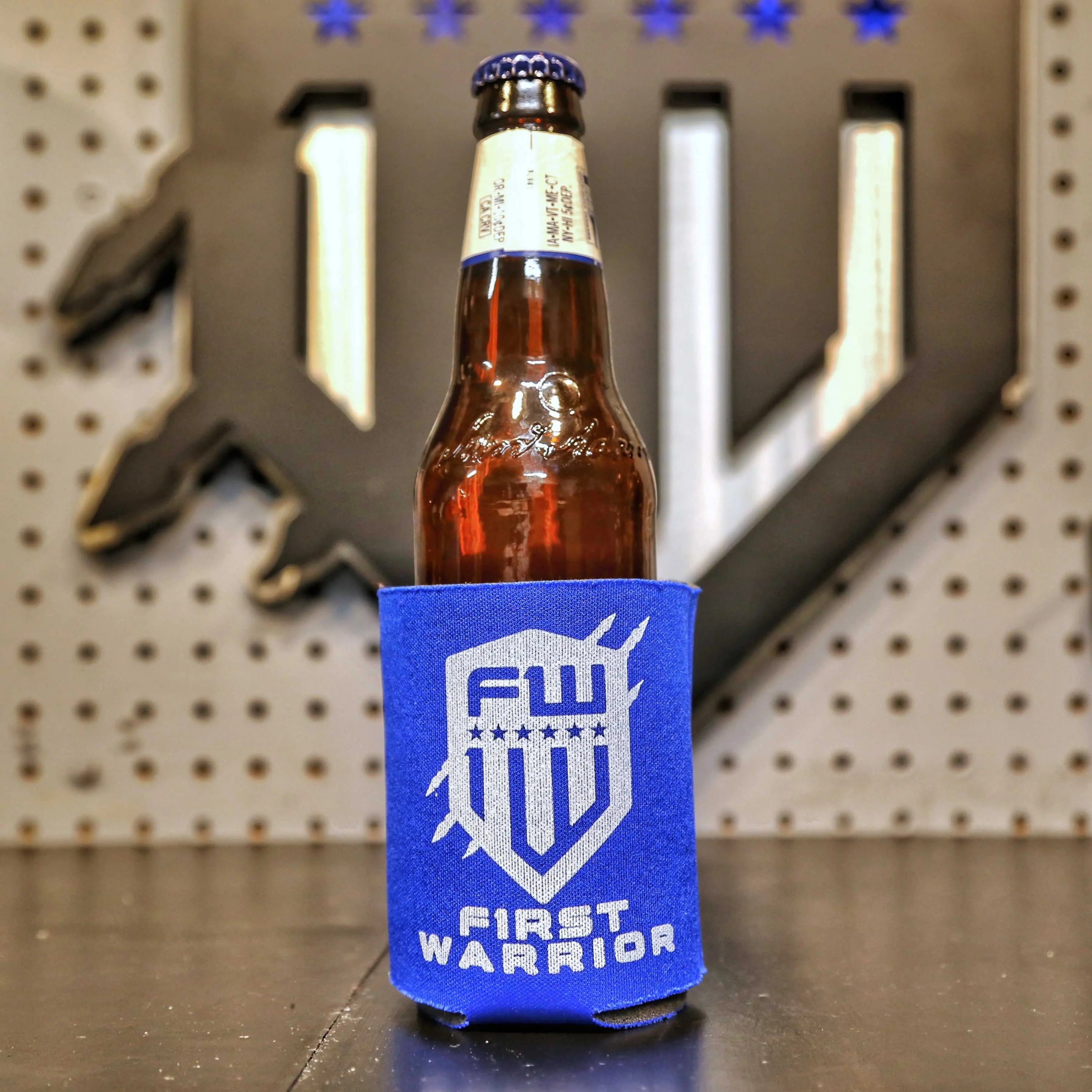 1W BLUE Soft Koozie - F1rstWarrior GEAR Default Title