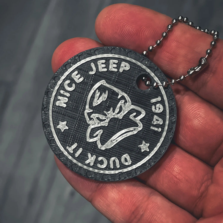DUCK IT KeyChain - F1rstWarrior JEEPish Single