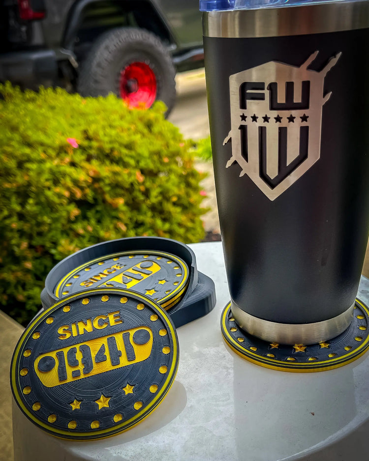 Since 1941 Coaster Set - F1rstWarrior JEEPish Default Title
