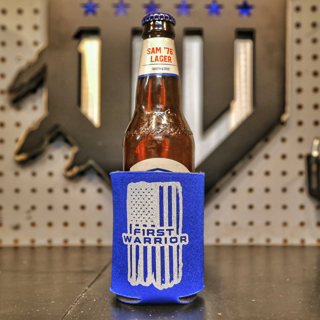 1W BLUE Soft Koozie - F1rstWarrior GEAR Default Title