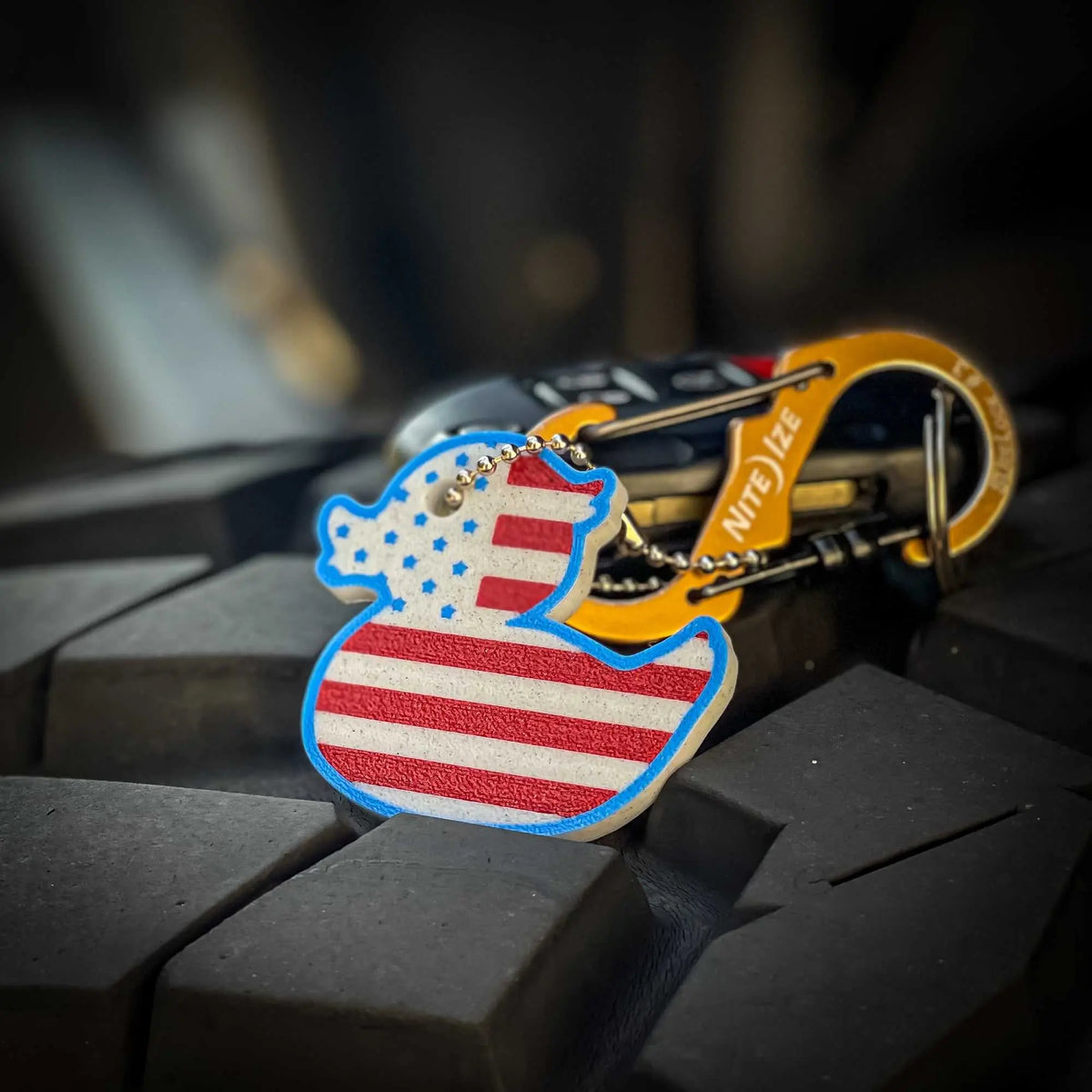 Polaris Keychain - Double Sided Embroidered Key Fob With Carabiner For UTV, ATV, Snowmobile 3 thumbnail image
