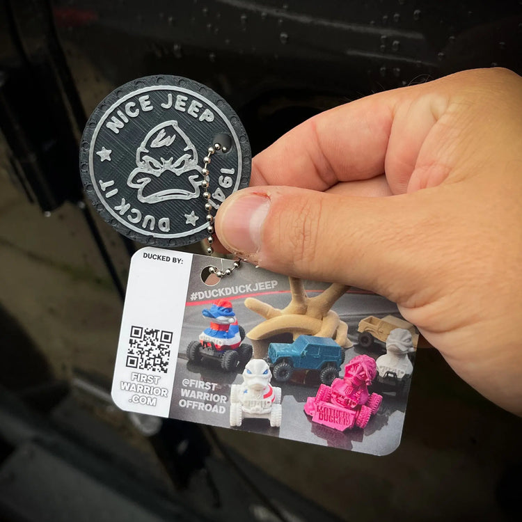 DUCK IT KeyChain - F1rstWarrior JEEPish Single