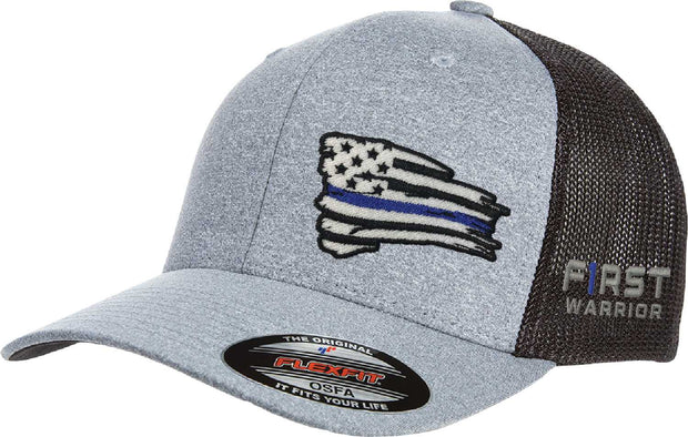 Blue Line Battle Flag FLEXFIT Hat