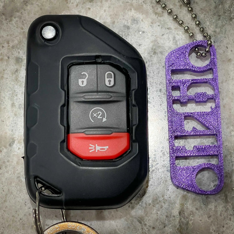 1941 Keychain - F1rstWarrior JEEPish Juliet Kilo / Black