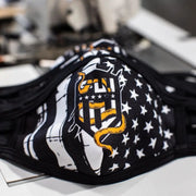 Warrior Mask - B&W Logo/Snake