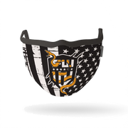 Warrior Mask - B&W Logo/Snake