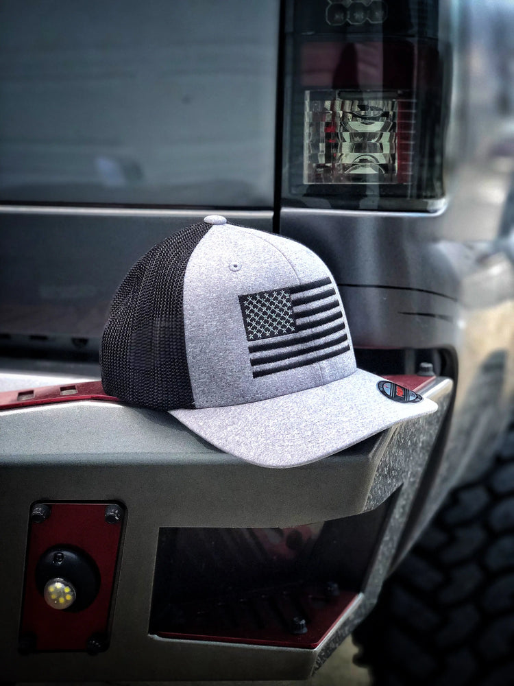 United Flag Black FLEXFIT - F1rstWarrior HATS Default Title