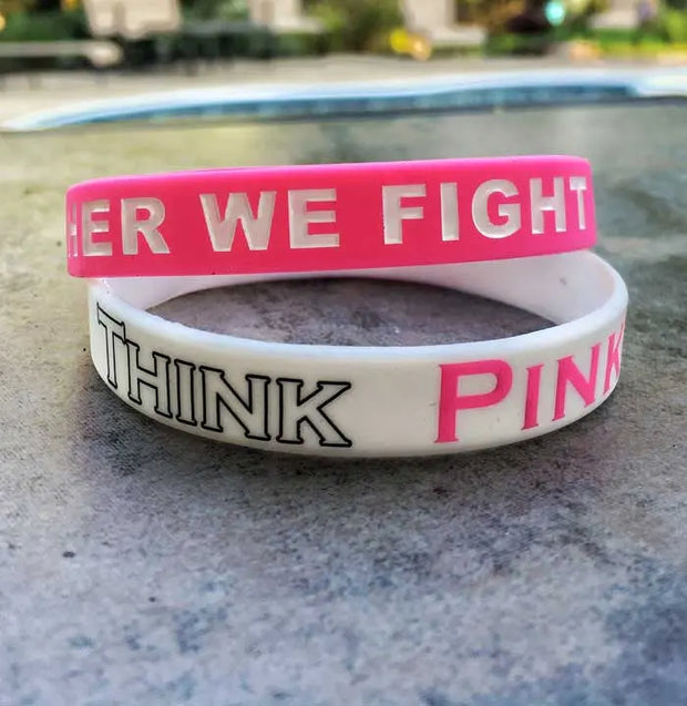 Think Pink Wristbands - F1rstWarrior GEAR Default Title