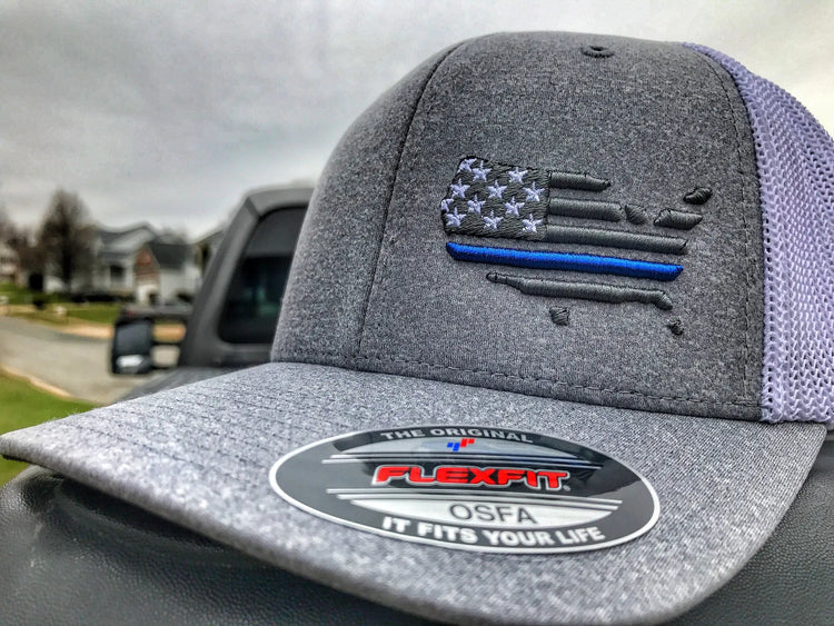 Peacemakers FlexFit Gray - F1rstWarrior HATS Default Title