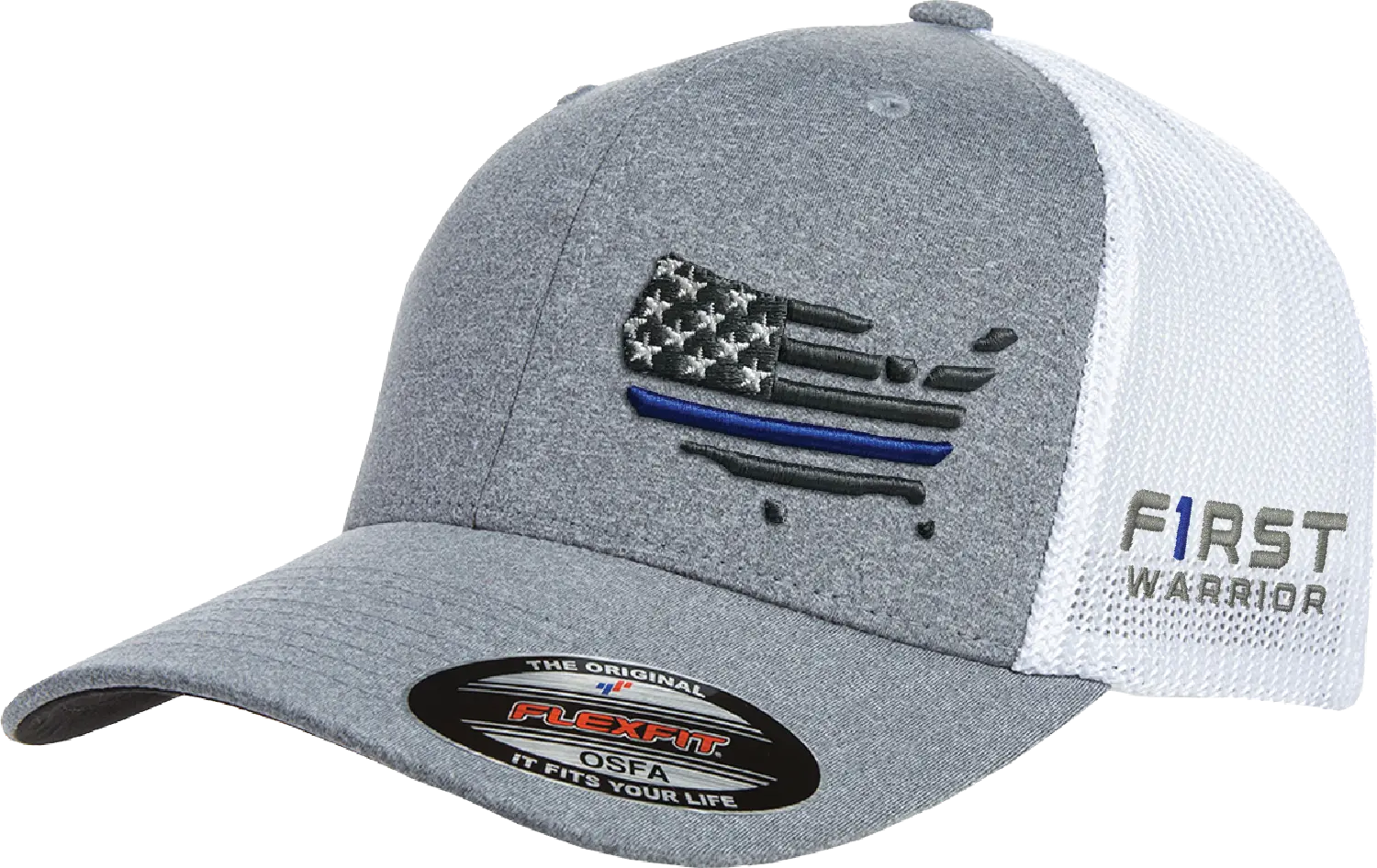 Peacemakers FlexFit Gray - F1rstWarrior HATS Default Title