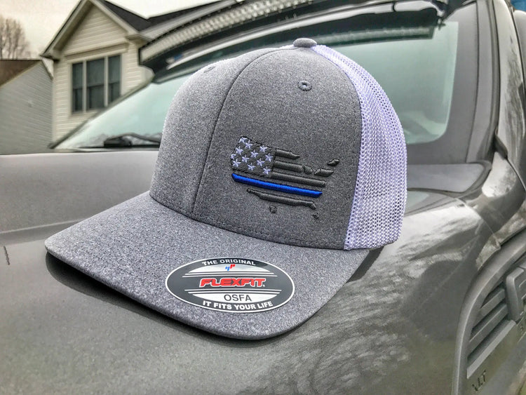 Peacemakers FlexFit Gray - F1rstWarrior HATS Default Title
