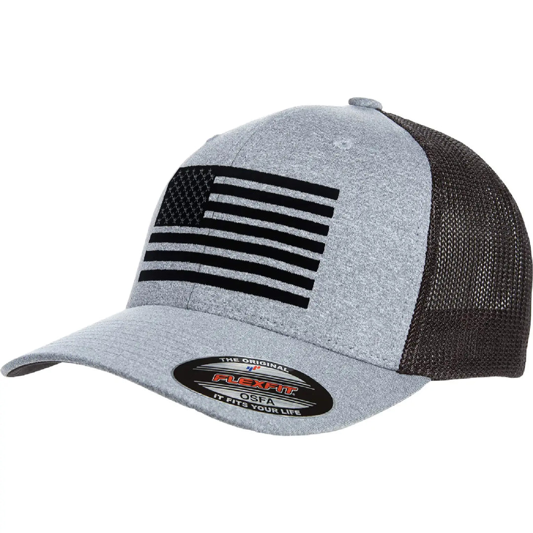 United Flag Black FLEXFIT - F1rstWarrior HATS Default Title