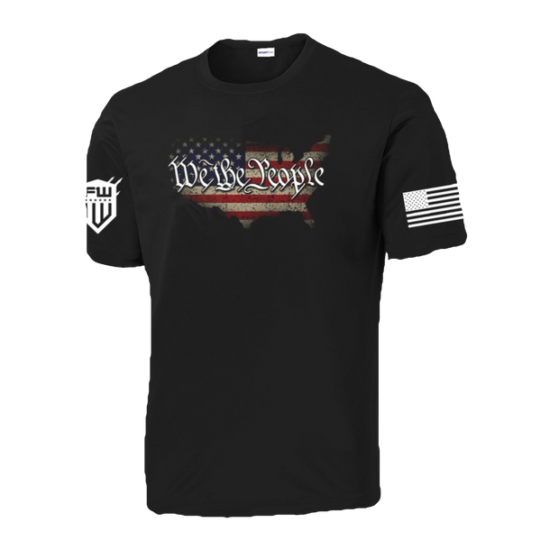 ‘We The People’ Performance Logo T - Black