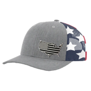 USA Signature Series - GRAY Flag - F1rstWarrior HATS Default Title