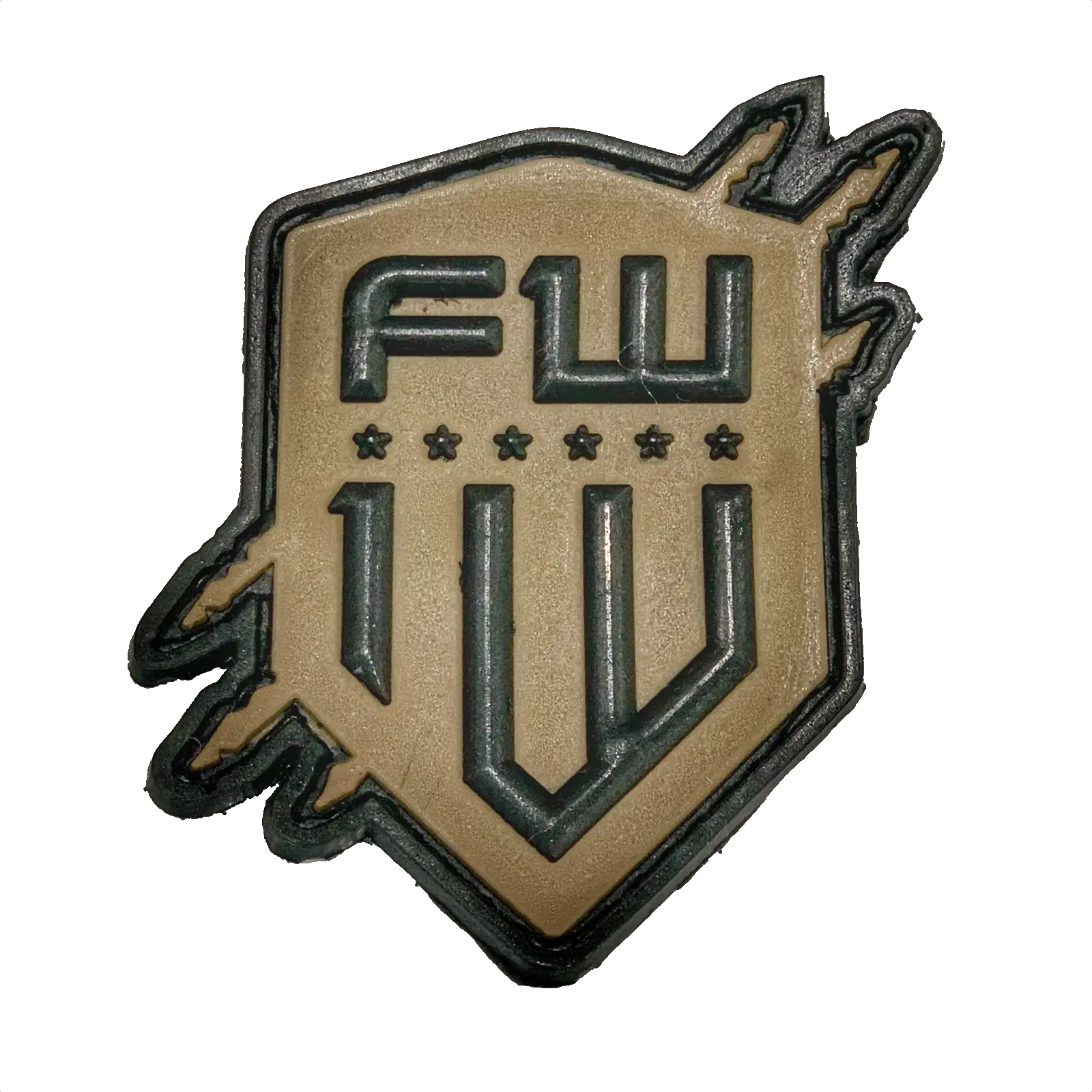FW FDE Logo PVC patch - F1rstWarrior GEAR Default Title