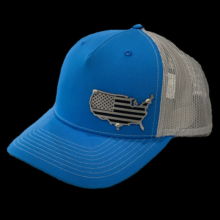 USA Signature Series - BLUE/GRAY - F1rstWarrior HATS Default Title