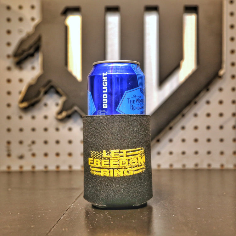 Let Freedom Ring Soft BLACK Koozie - F1rstWarrior GEAR Default Title